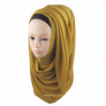 Espessura da moda mulheres cachecol muçulmano atacado bolha chiffon xale cachecol hijab